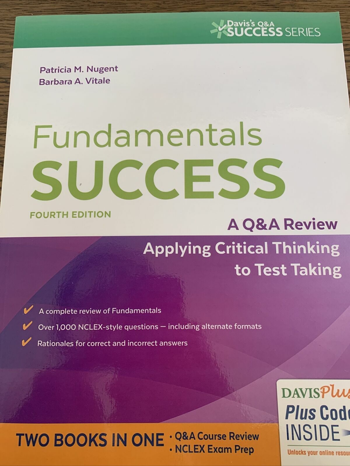 Davis’s Q&A Success Series Fundamentals Success Nursing 4th Edition