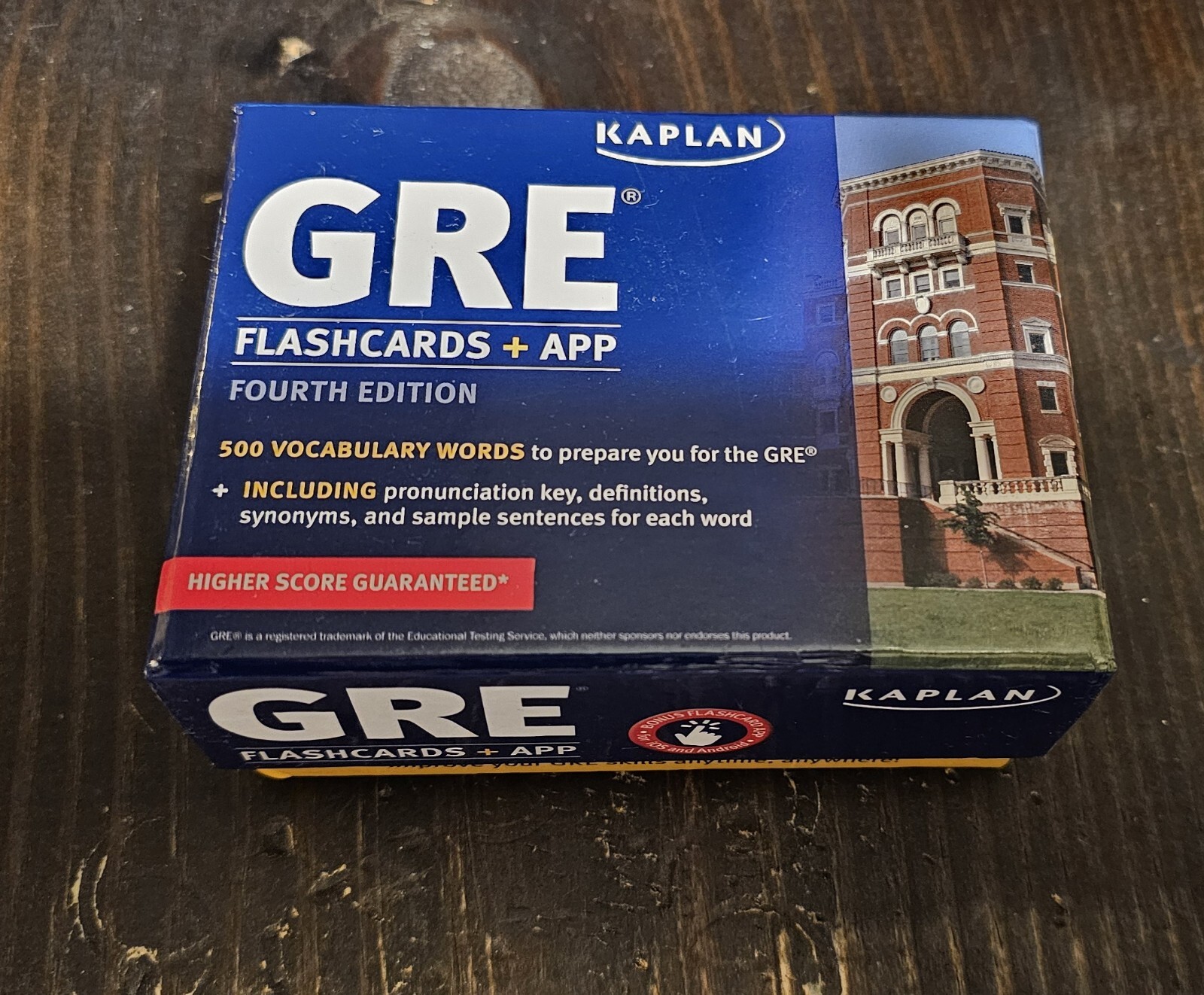 Kaplan GRE Flashcards 4th Editon NEW
