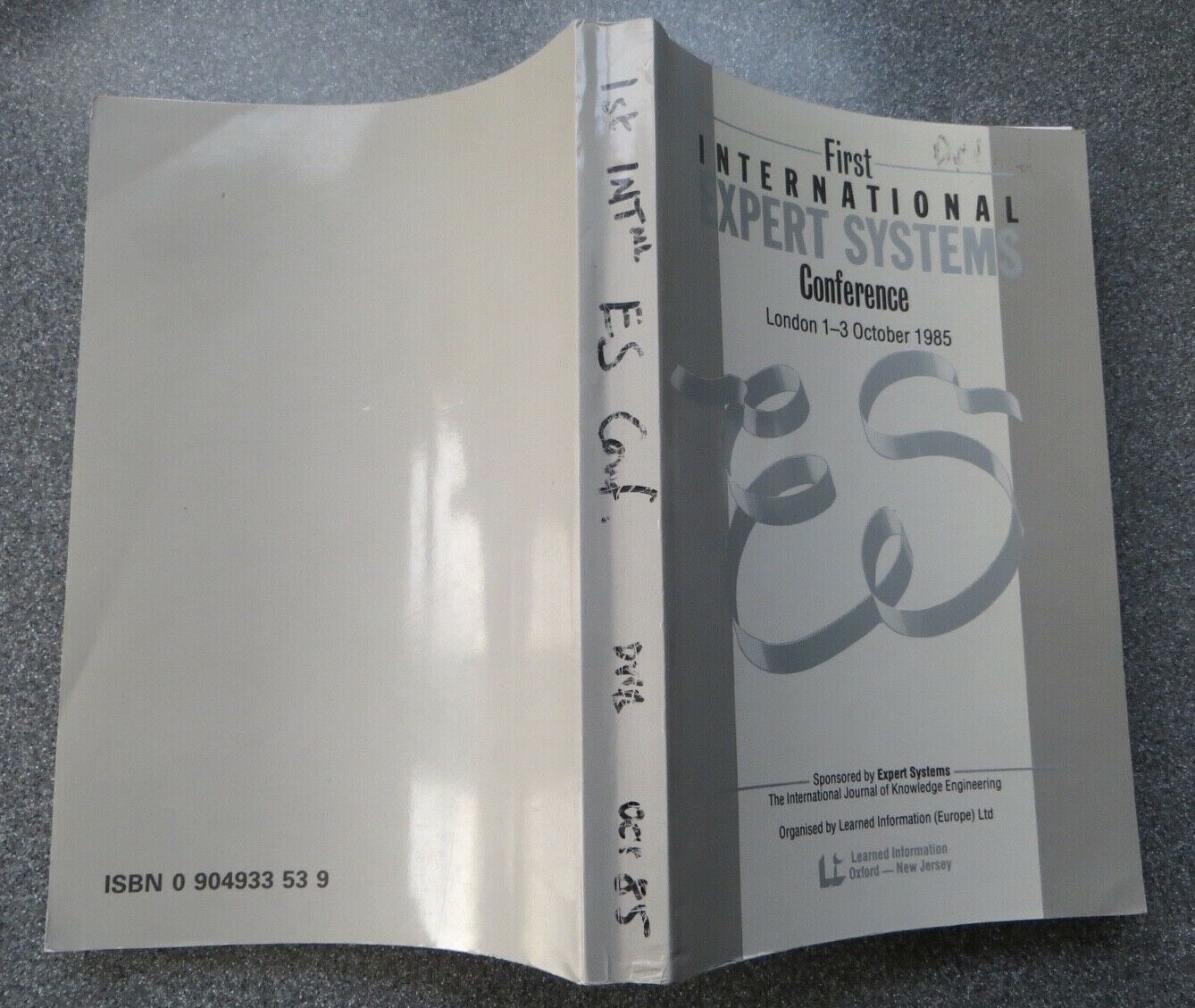 FIRST INTERNATIONAL EXPERT SYSTEMS CONFERENCE 1985 (Learned Information Europe)
