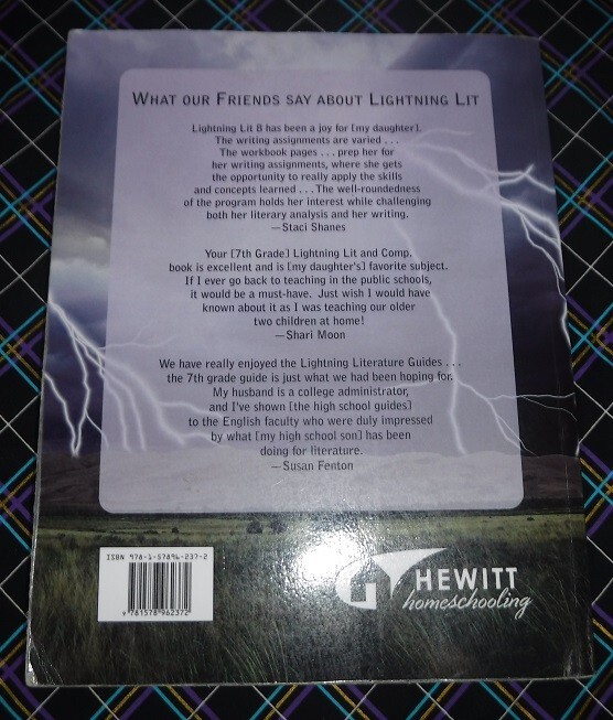 Lighting Literature 8 Teacher Guide/Student Workbook & Guide + Some Books