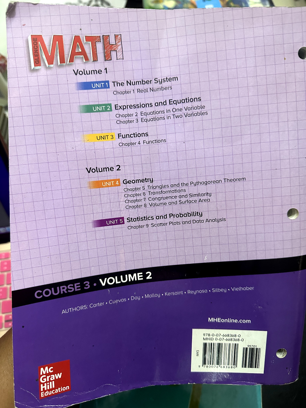 Math course 3 vol 2