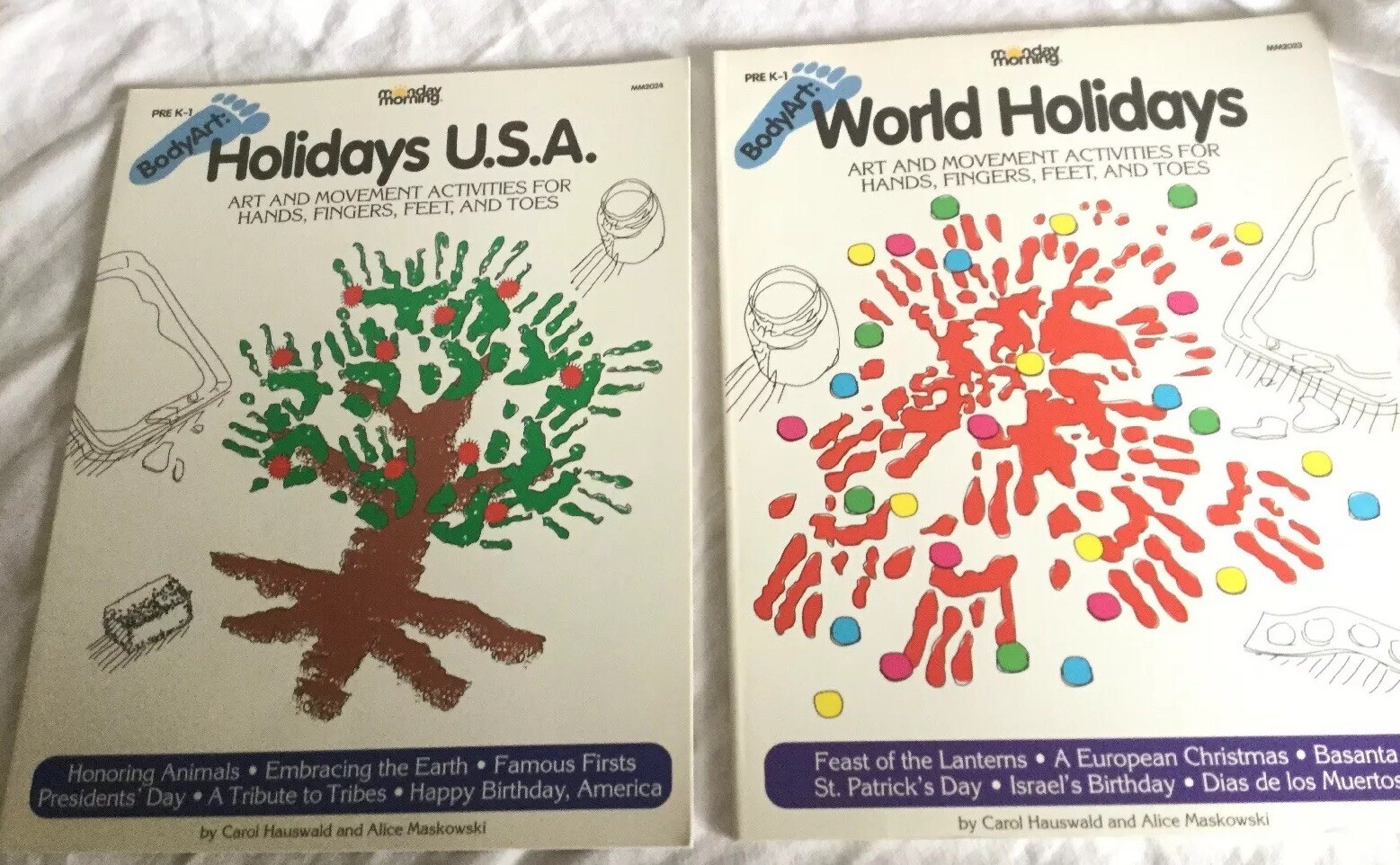 Monday Morning Body Art Pre K-1 World Holidays & Holidays USA Hauswald Maskowski