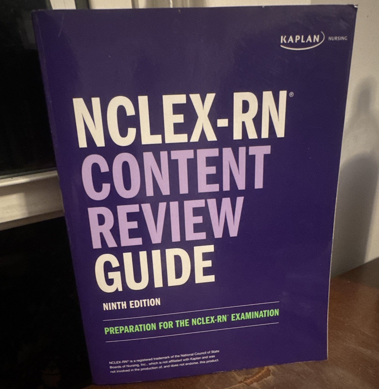 Kaplan NCLEX-RN Content Review Guide 9th Ed Nursing Study Guide Book English