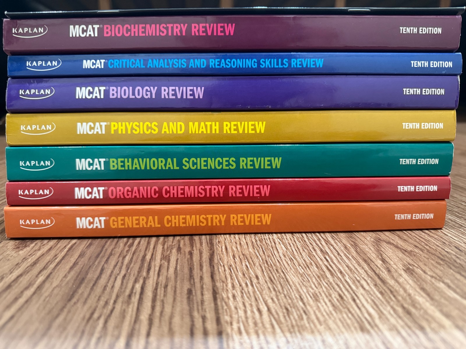Kaplan MCAT Complete 7-Book Subject Review 2025-2026 Box Set + Online + 3 Tests