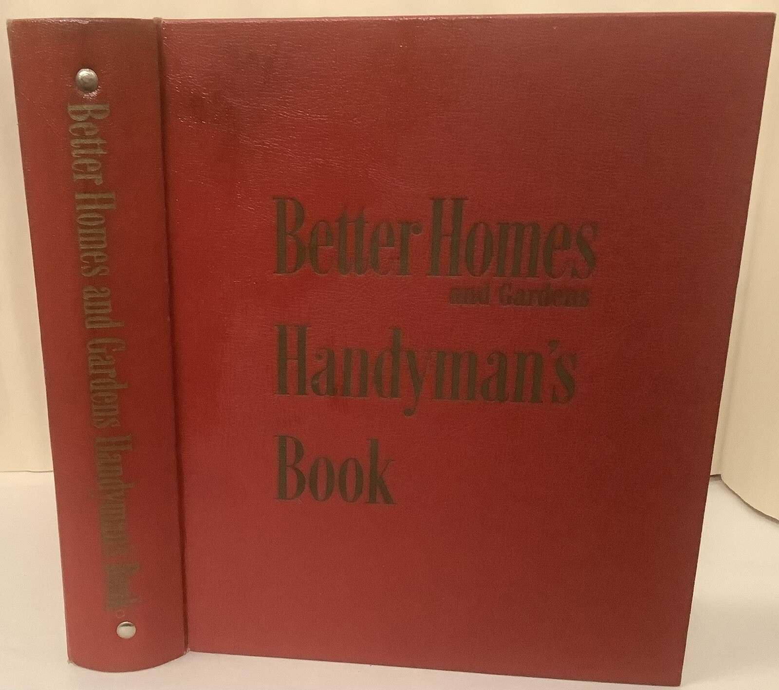 Vintage 1951 1st Ed/1st P~BETTER HOMES AND GARDENS HANDYMAN’S BOOK 5-Ring Binder