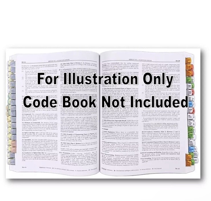 2020 National Electrical Code Color Coded EZ Tabs with EZ Formula Guide New
