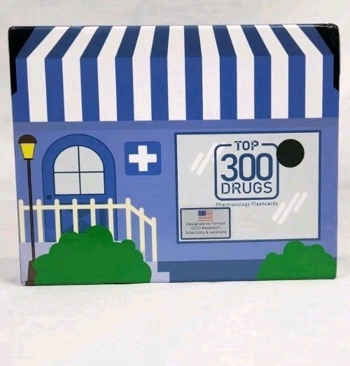 Revisa Publishing Top 300 Drugs Pharmacology Flashcards Education Learning