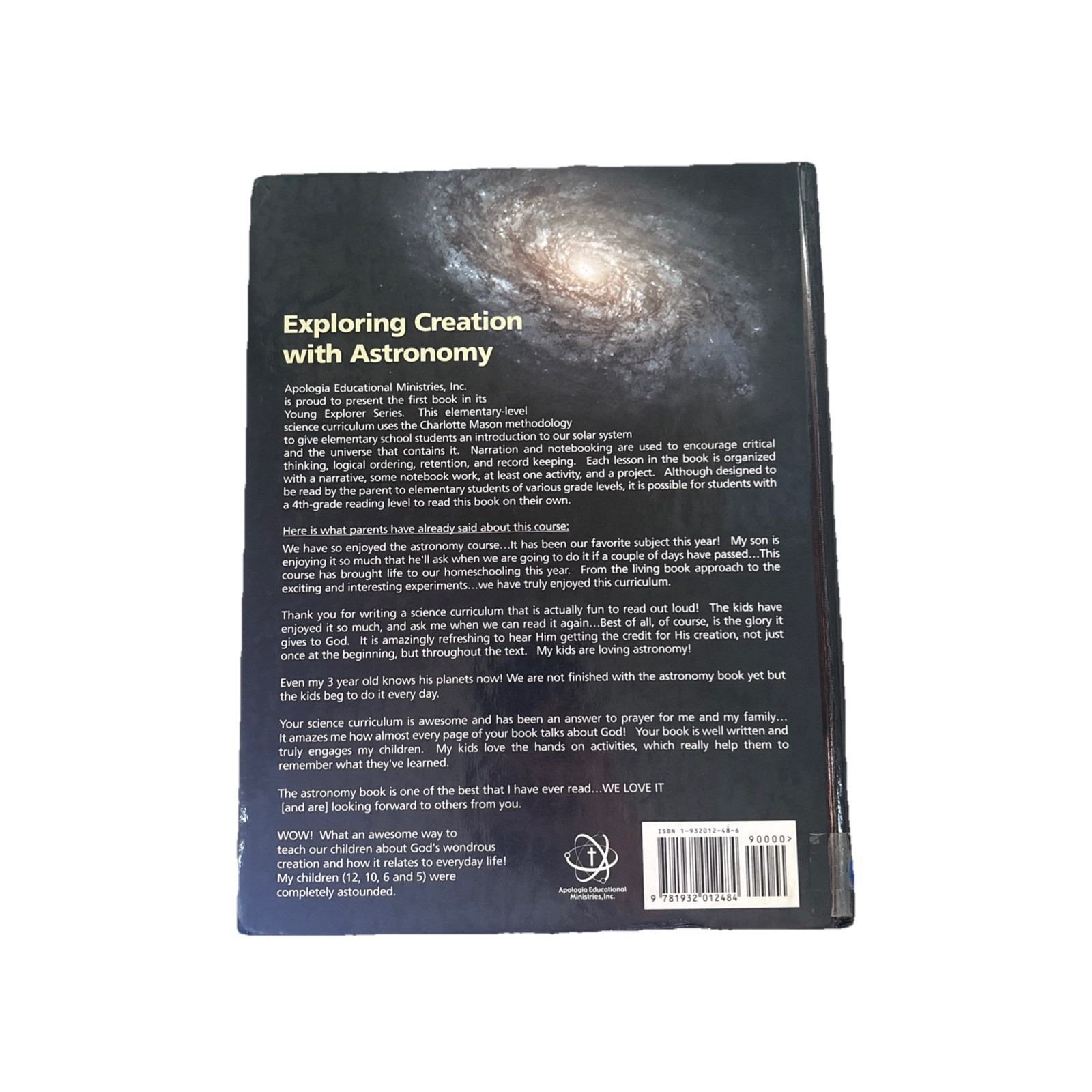Exploring Creation with Astronomy Hardcover Jeannie Fulbright