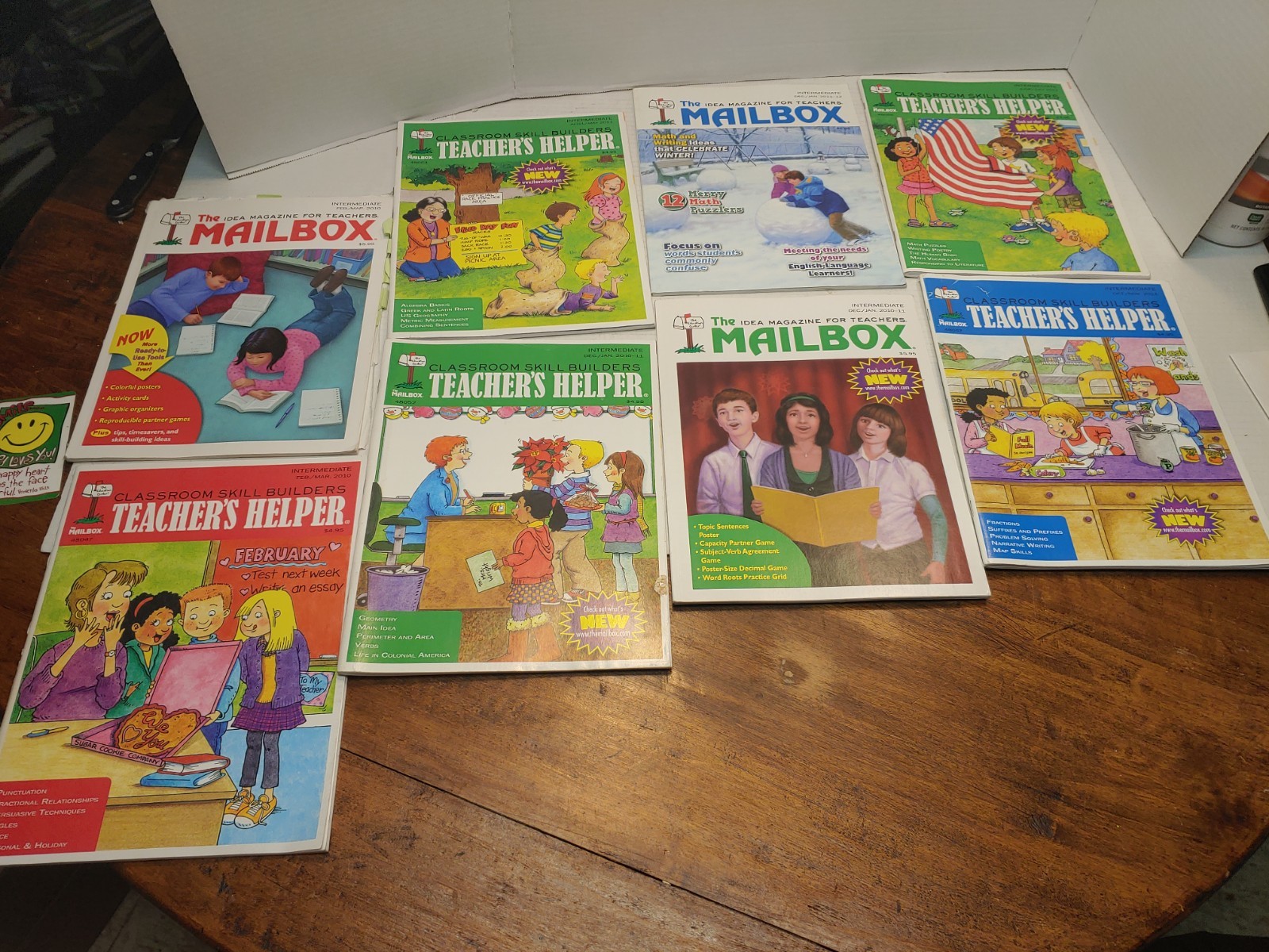 Lot of 8 Teacher’s Helper Skill Builders Magazines Grades 4-5 Reproducibles