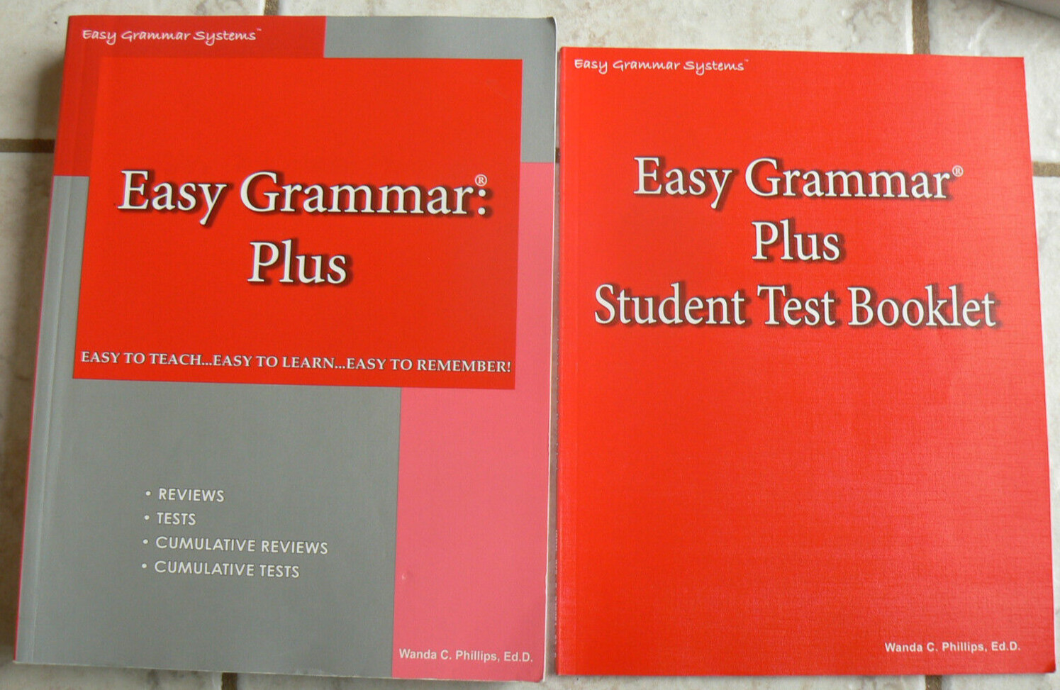 Easy Grammar PLUS,NEW PB Teacher&Student combined + Test bk,2007 Wanda Phillips