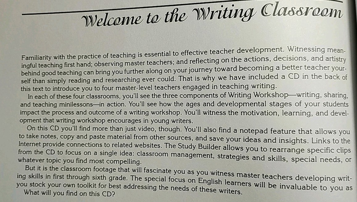 Teaching Writing Balancing Process and Product Fifth Edition NEW CD enclosed
