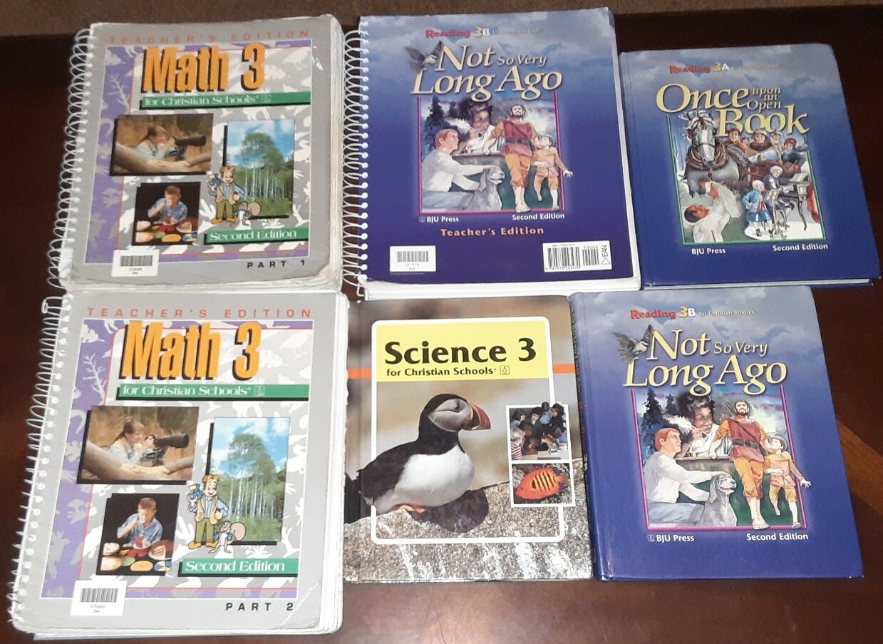 BJU Bob Jones 3 Science 3rd Grade Student Math Science Readers Reading CF14