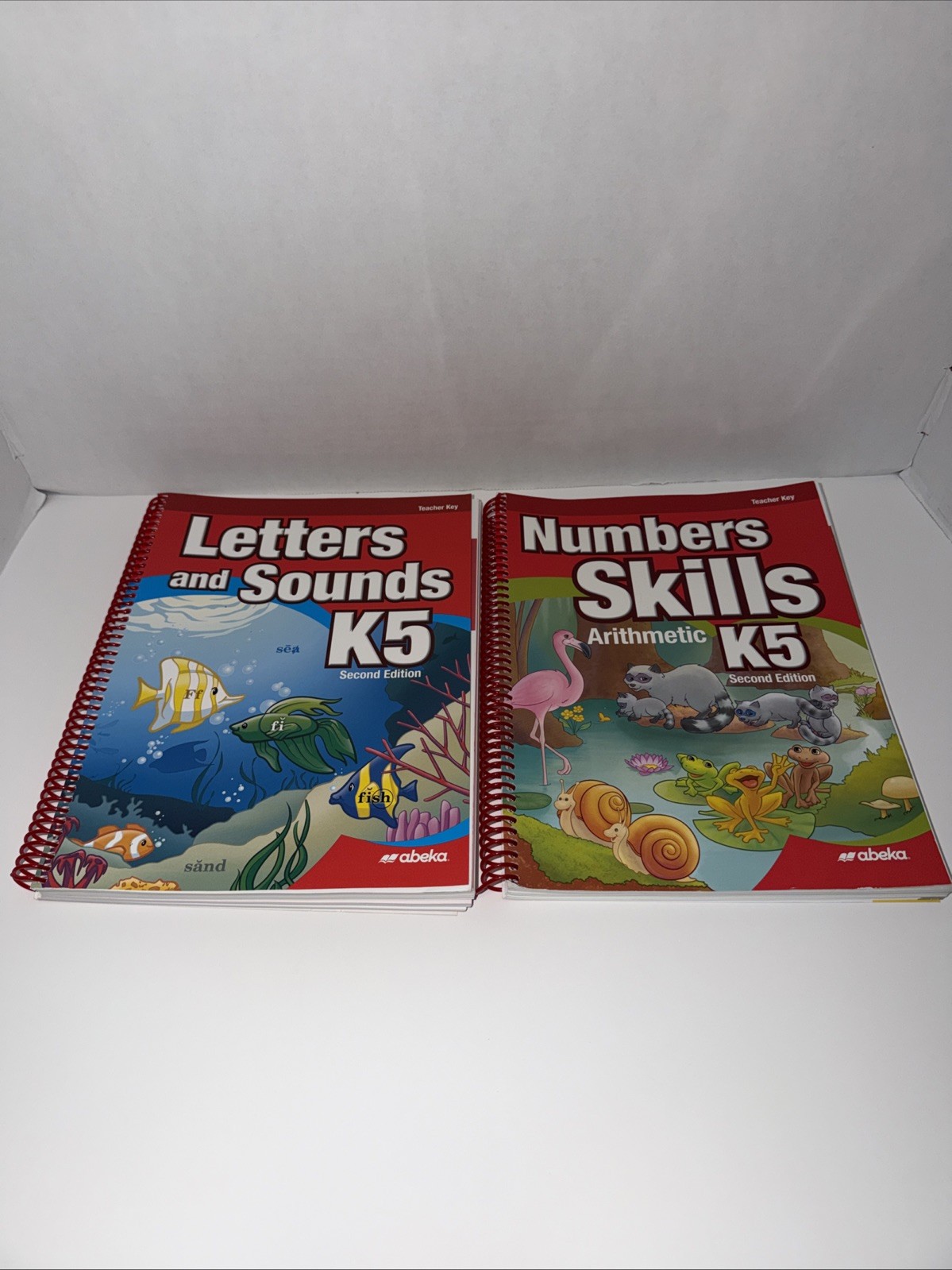 Abeka Numbers & Skills, Letters & Sounds K5 2nd Edition Teacher Key Spiral Bound