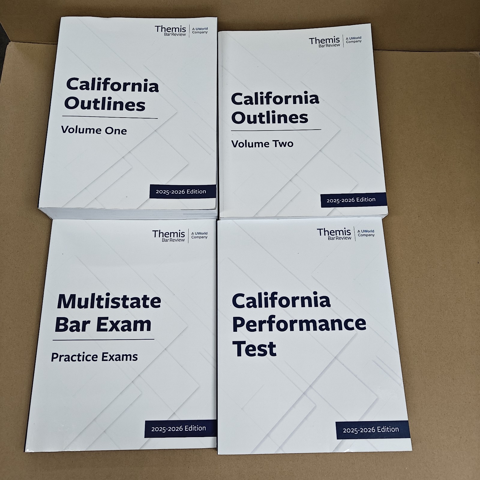 Themis Bar Review California Outlines 2025-2026 + Performance Test +Bar Exam SET