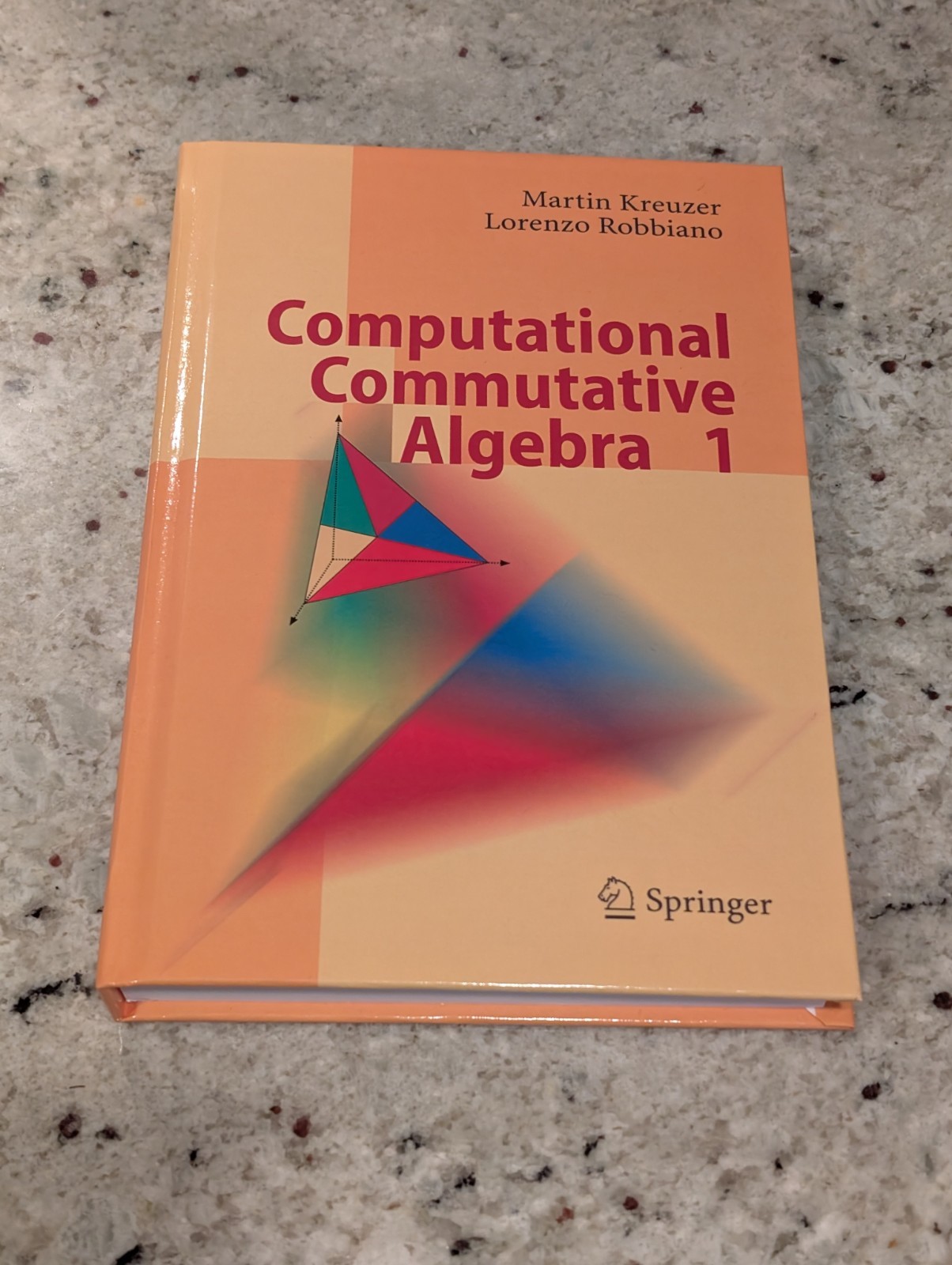 Computational Commutative Algebra 1 by Lorenzo Robbiano and Martin Kreuzer…