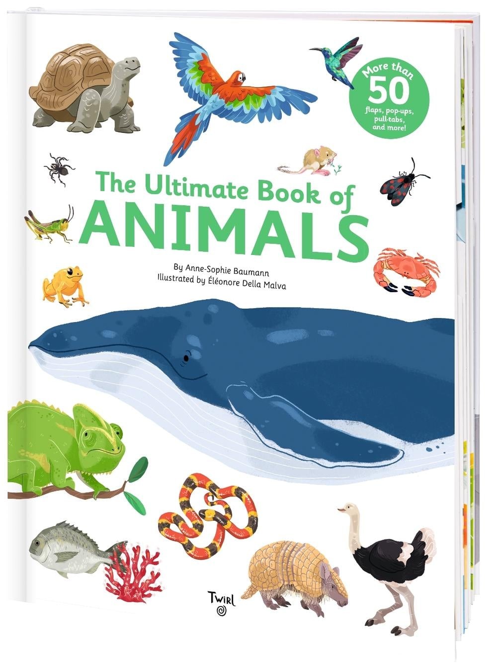 The Ultimate Book of Animals by Anne-Sophie Baumann (English) Hardcover Book
