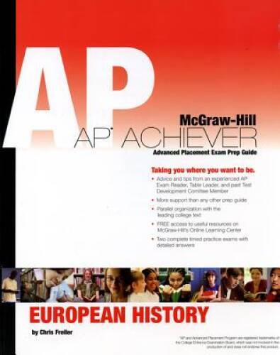 AP Achiever Advanced Placement Exam Prep Guide: European History – GOOD