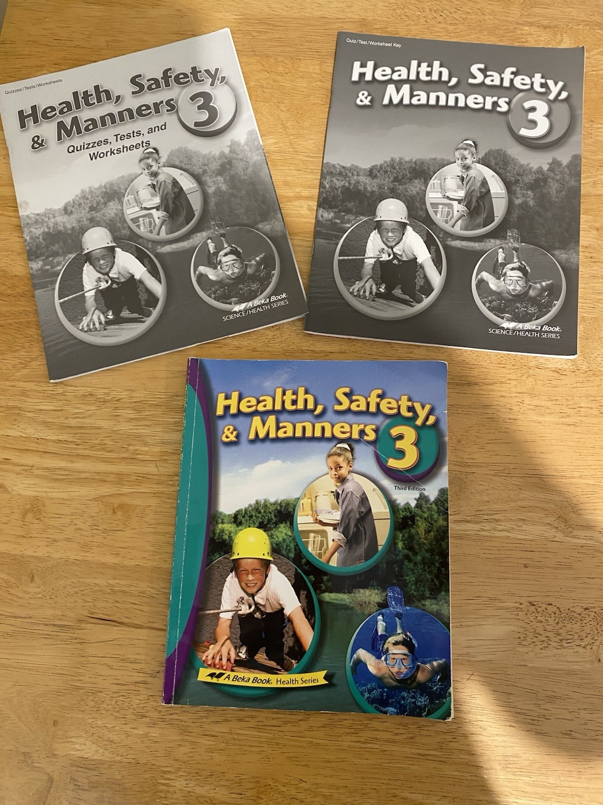 Abeka Health Safety Manners 3 Student Text with Quizzes/Tests/Worksheets, & Key
