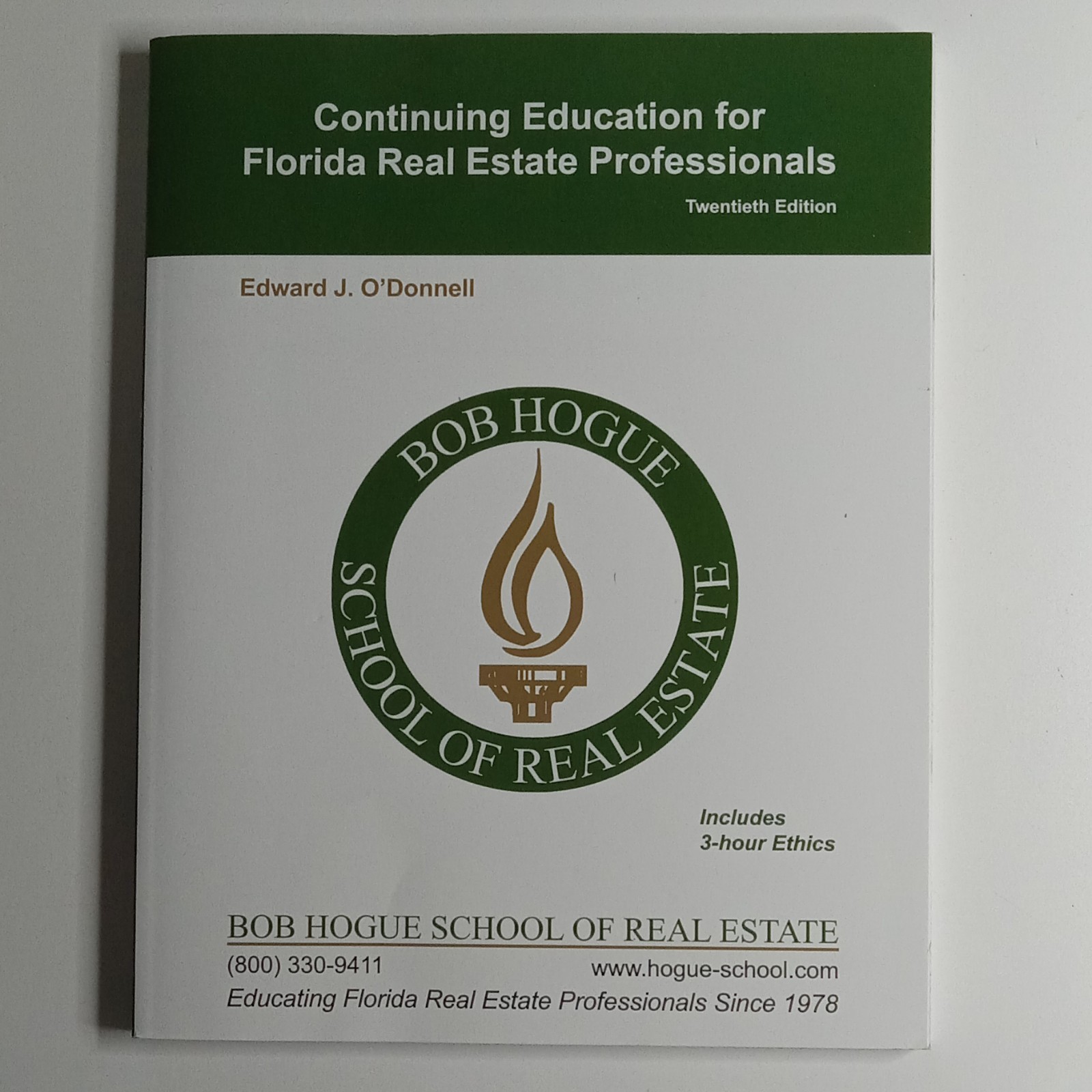 Edward J. O’Donnell Continuing Education FL Real Estate Pros 20th Edition 2019