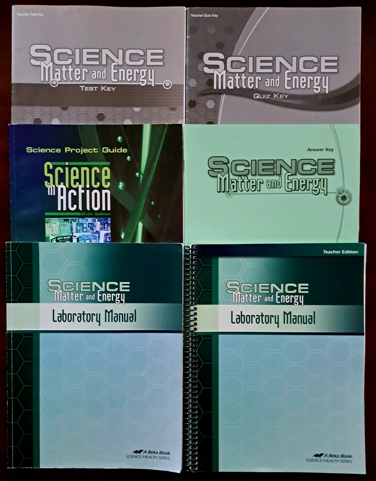 Abeka books Grade 9 Science Matter And Energy Lab Manual teacher edition FB458