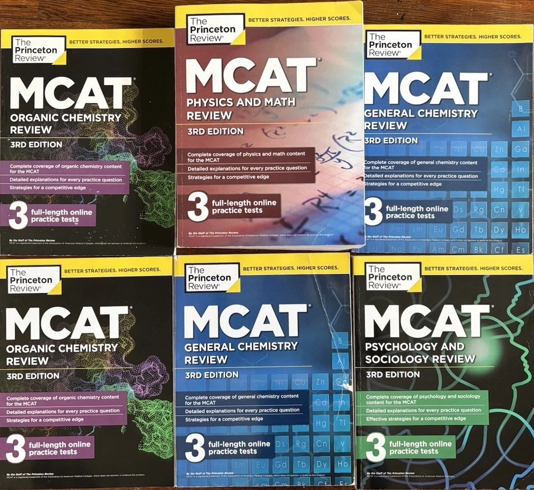 MCAT Prep – Organic Chemistry, Physics & Math, General Chemistry, Psych/Soc
