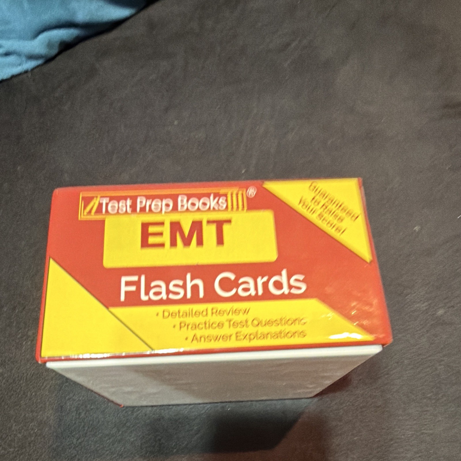 Test Prep Books EMT Flash Cards Box Set 2021 English Advanced 174 Pages
