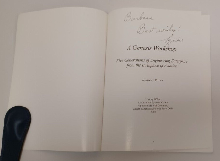 A Genesis Workshop by Squire Brown, Wright-Patterson AFB, SIGNED