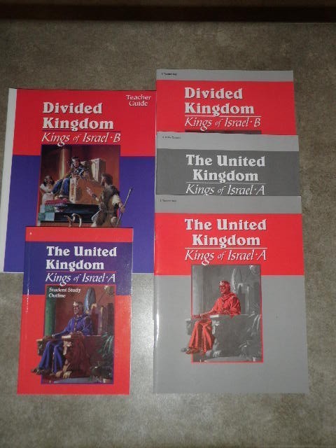 Abeka 9th Divided Kingdom Teacher Guide & Key A & B United Kingdom Student Study
