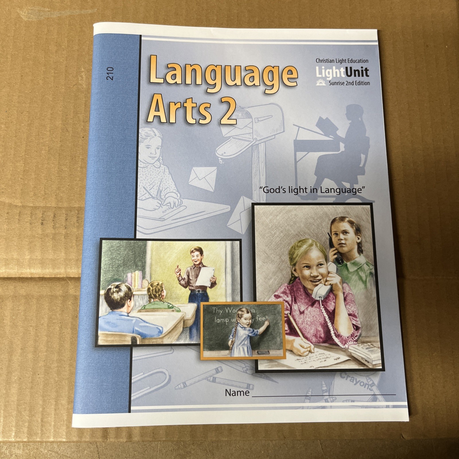 Christian Light Education Language Arts 2 Student Workbook 208 209 2010 ~ 2nd ed