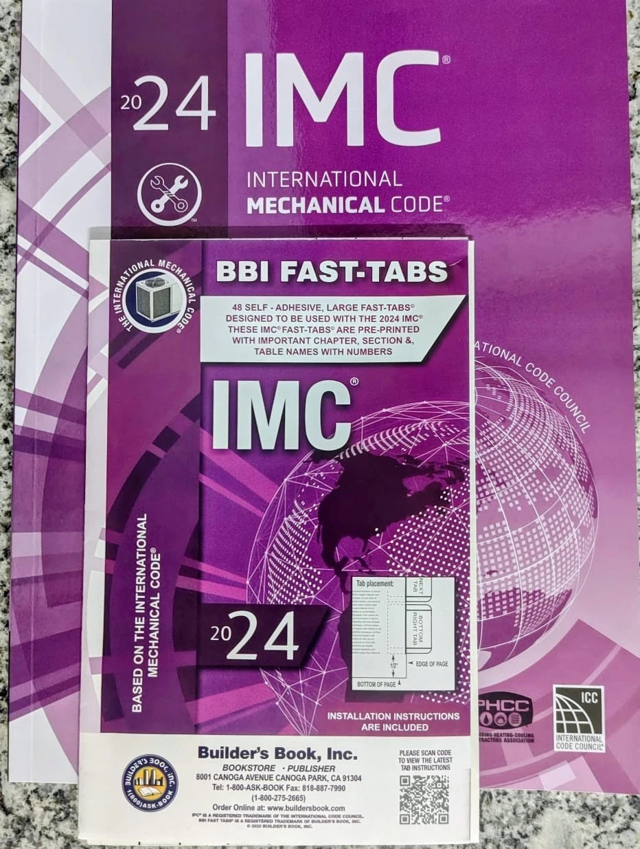 IMC 2024 | 2024 International Mechanical Code With TABS | Paperback FREESHIPPING