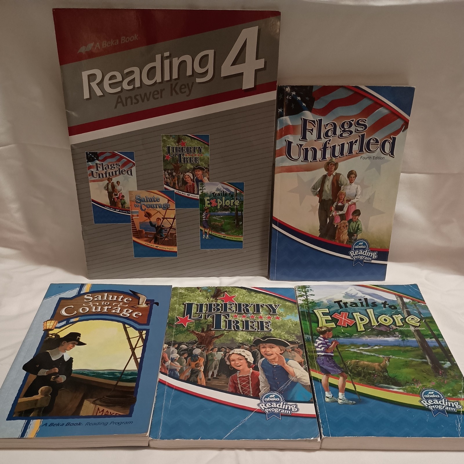Abeka 4th Grade, 4 Readers with Reading Answer Key