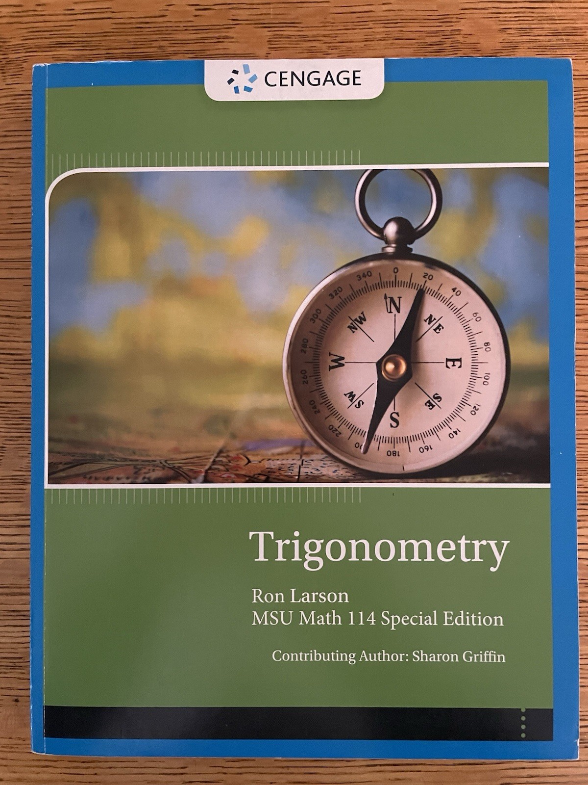 Trigonometry Ron Larson MSUMath114 Special Edition Like New ISBN 9781337785679