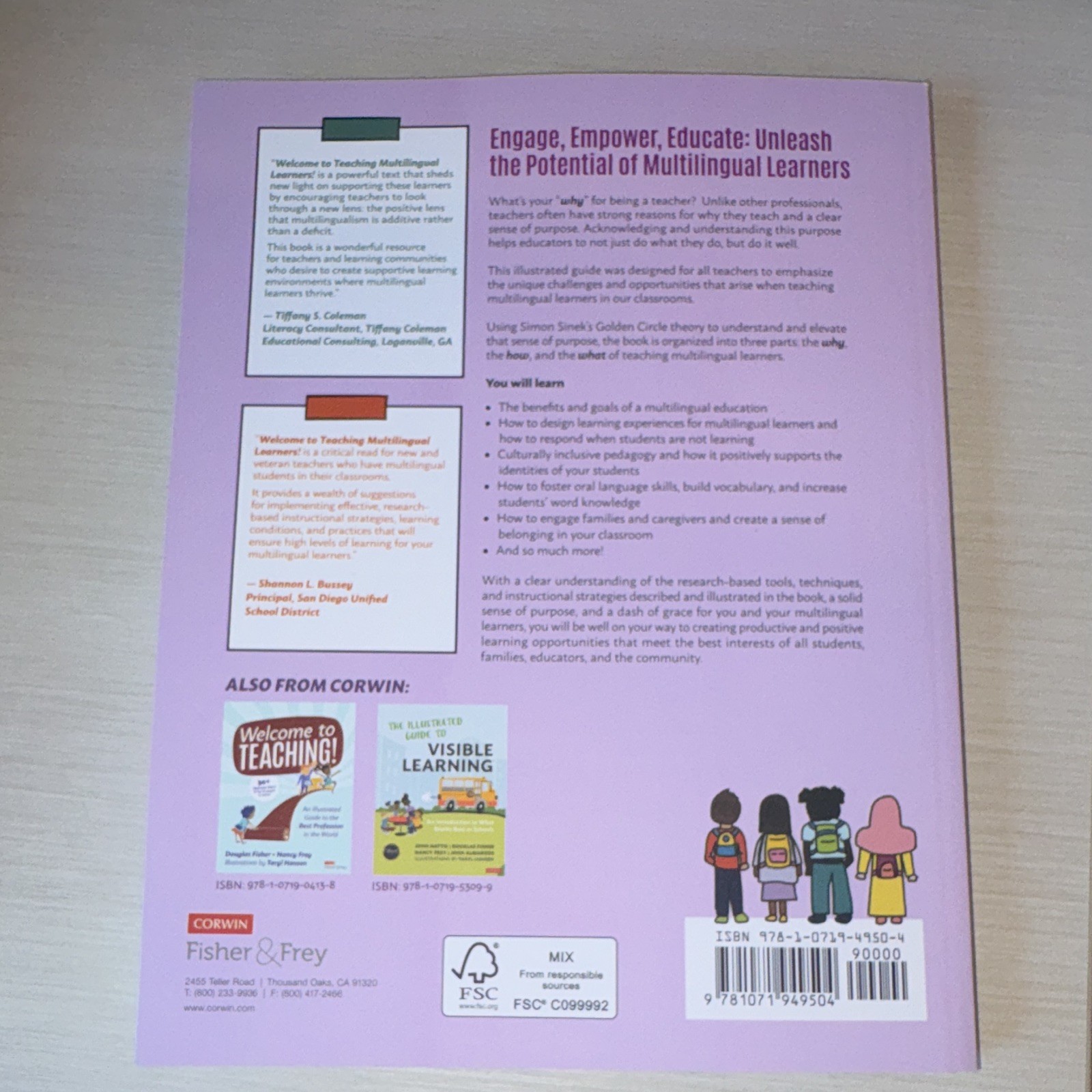 Welcome to Teaching Multilingual Learners! Corwin NEW, Illustrated Guide