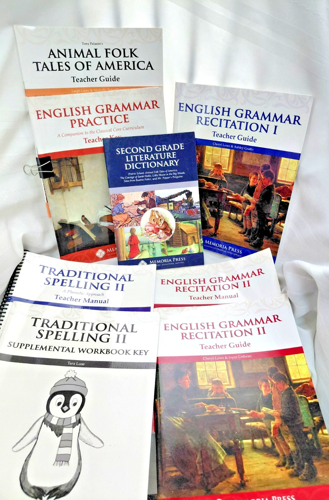 Memoria Press English Grammar Recitation Teacher Guide Spelling Lot of 8 *READ*