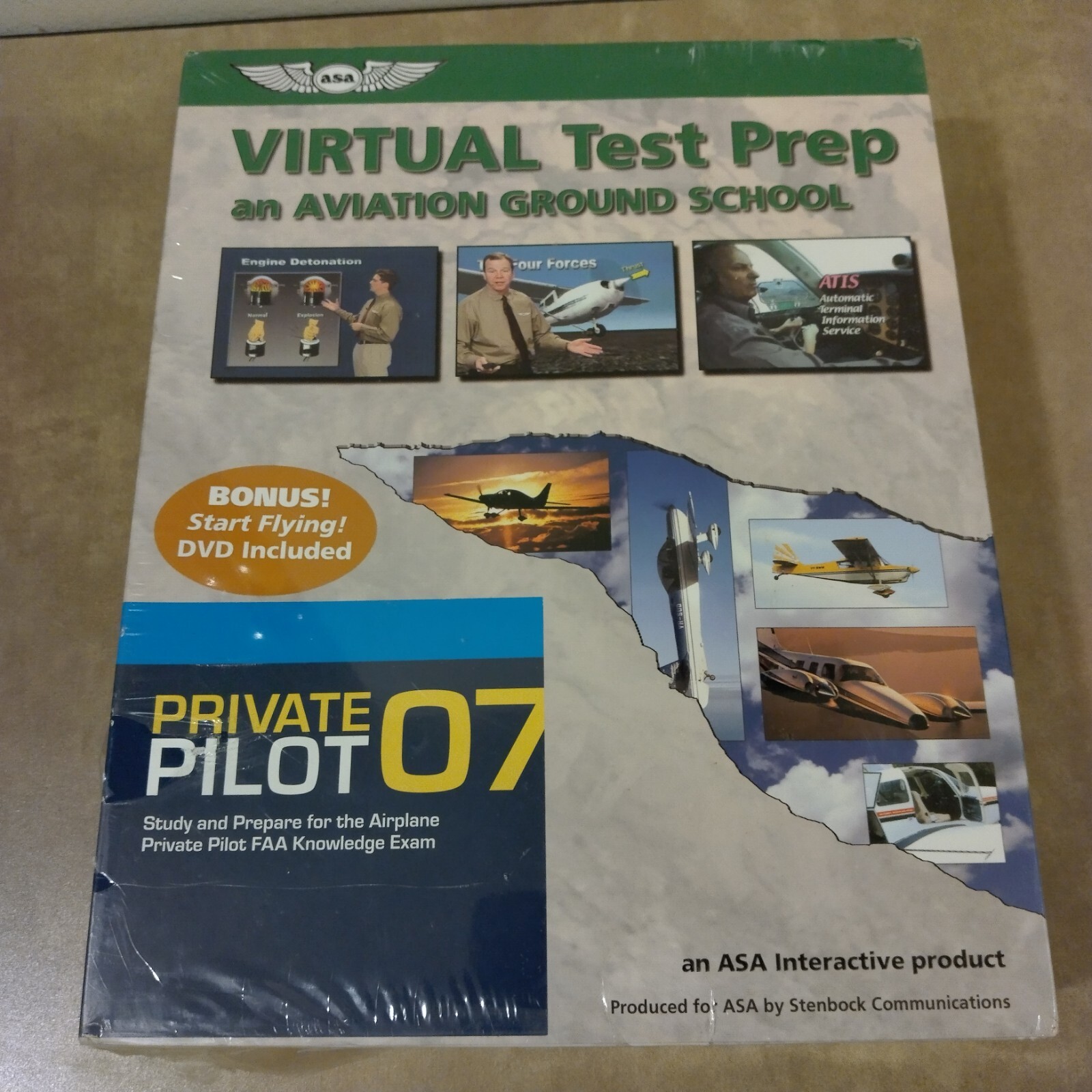 asa Virtual Test Prep an Aviation Ground School Private Pilot 07 New Vintage