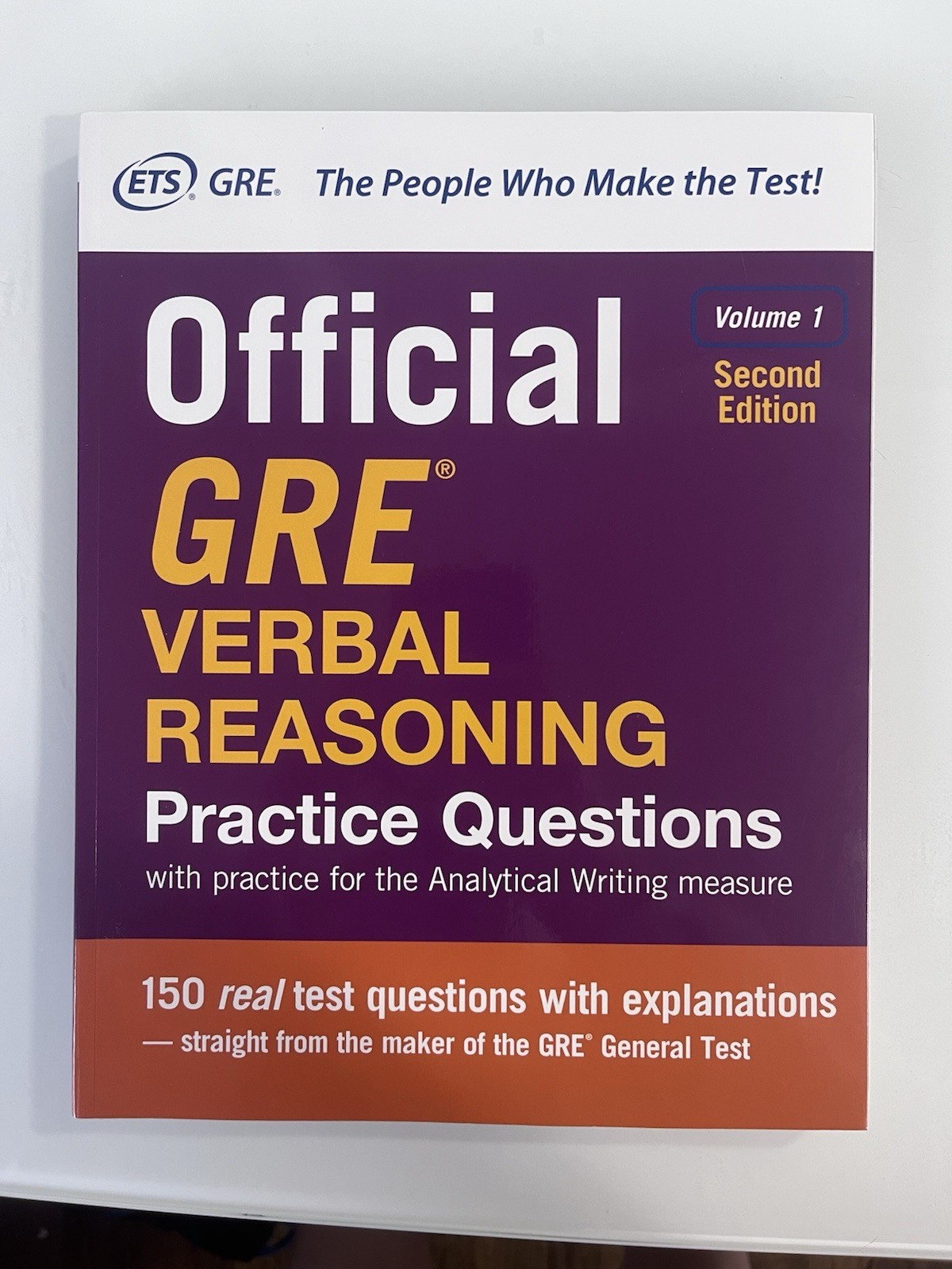 Educational Testing Service Official GRE Verbal Reasoning Second Edition