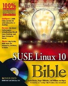 NEW SUSE Linux 10 Bible [With DVD] by Justin Davies Paperback Book (English)