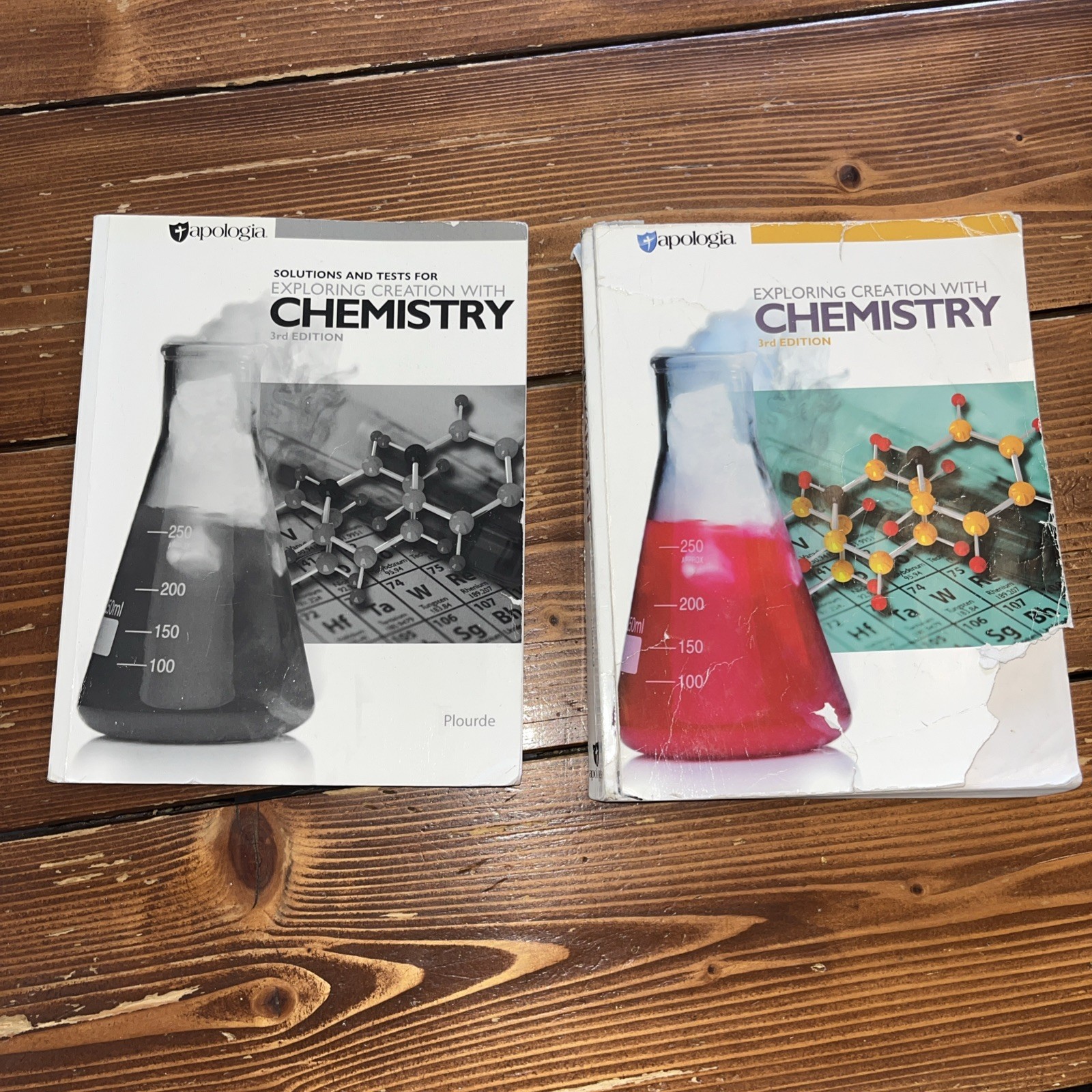 Apologia Exploring Creation with Chemistry 3rd Edition Textbook, Soulutions,Test