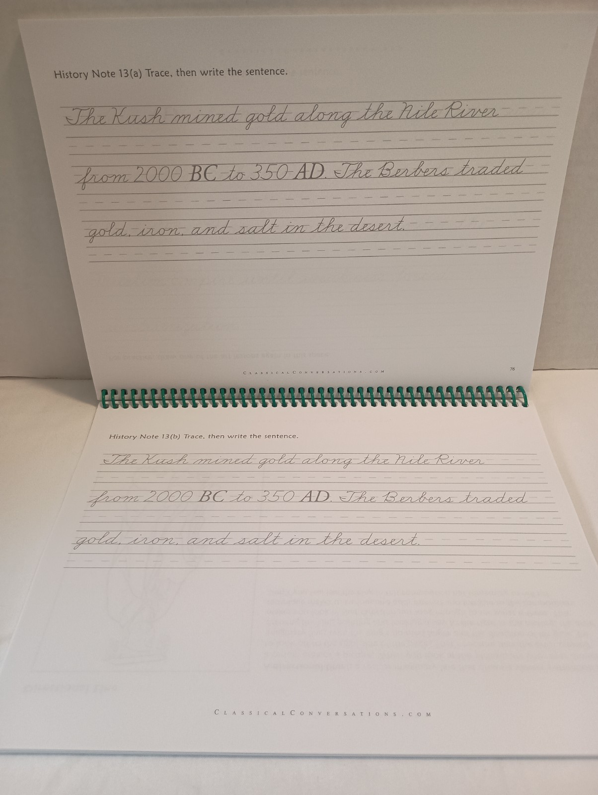 PreScripts Cursive Sentences and Art Lessons: Ancient History, CC