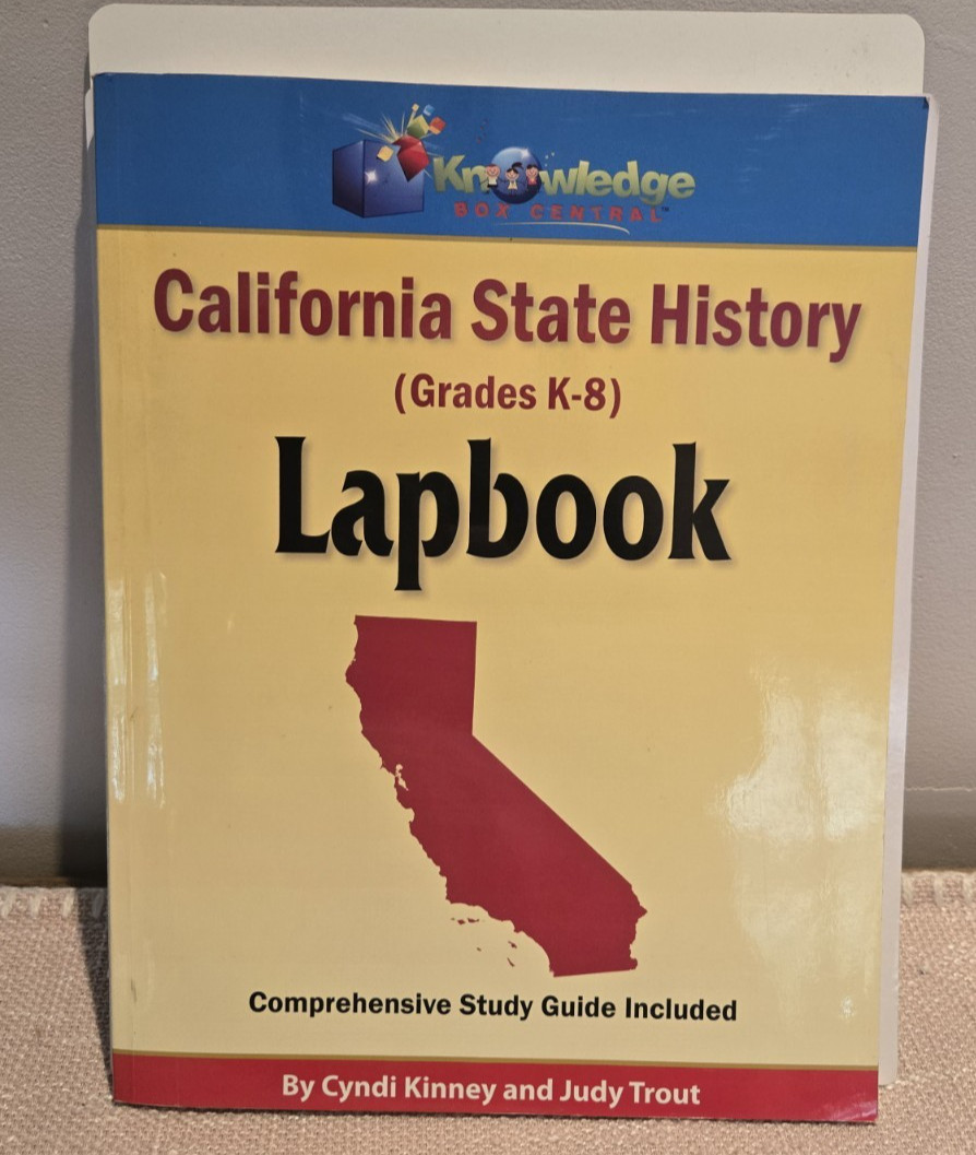 California State History Lapbook by Knowledge Box Central Homeschool Curriculum