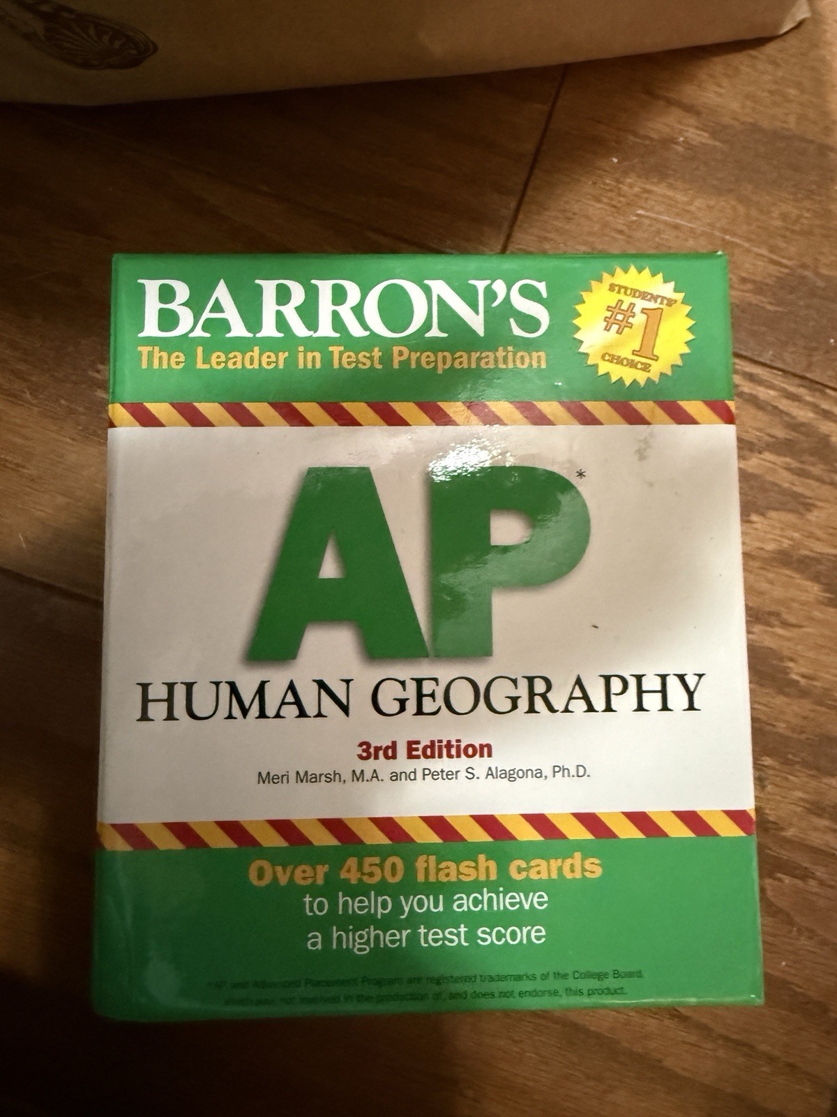 Barron’s AP Human Geography Flashcards 3rd Edition Study Guide – Marsh & Alagona