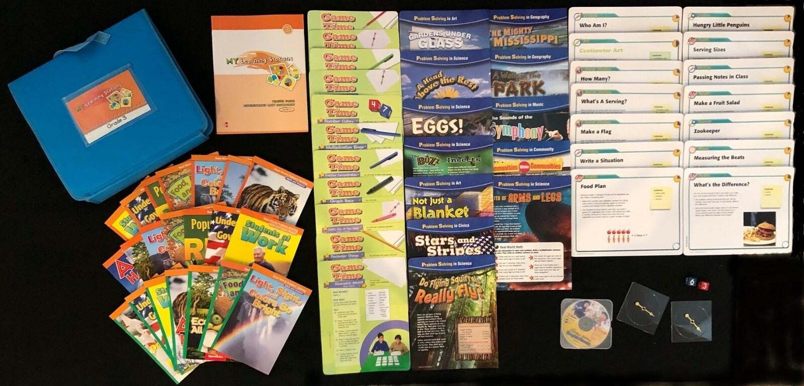 3rd Grade MY LEARNING STATIONS Differentiated Math Instruction Program (2013)