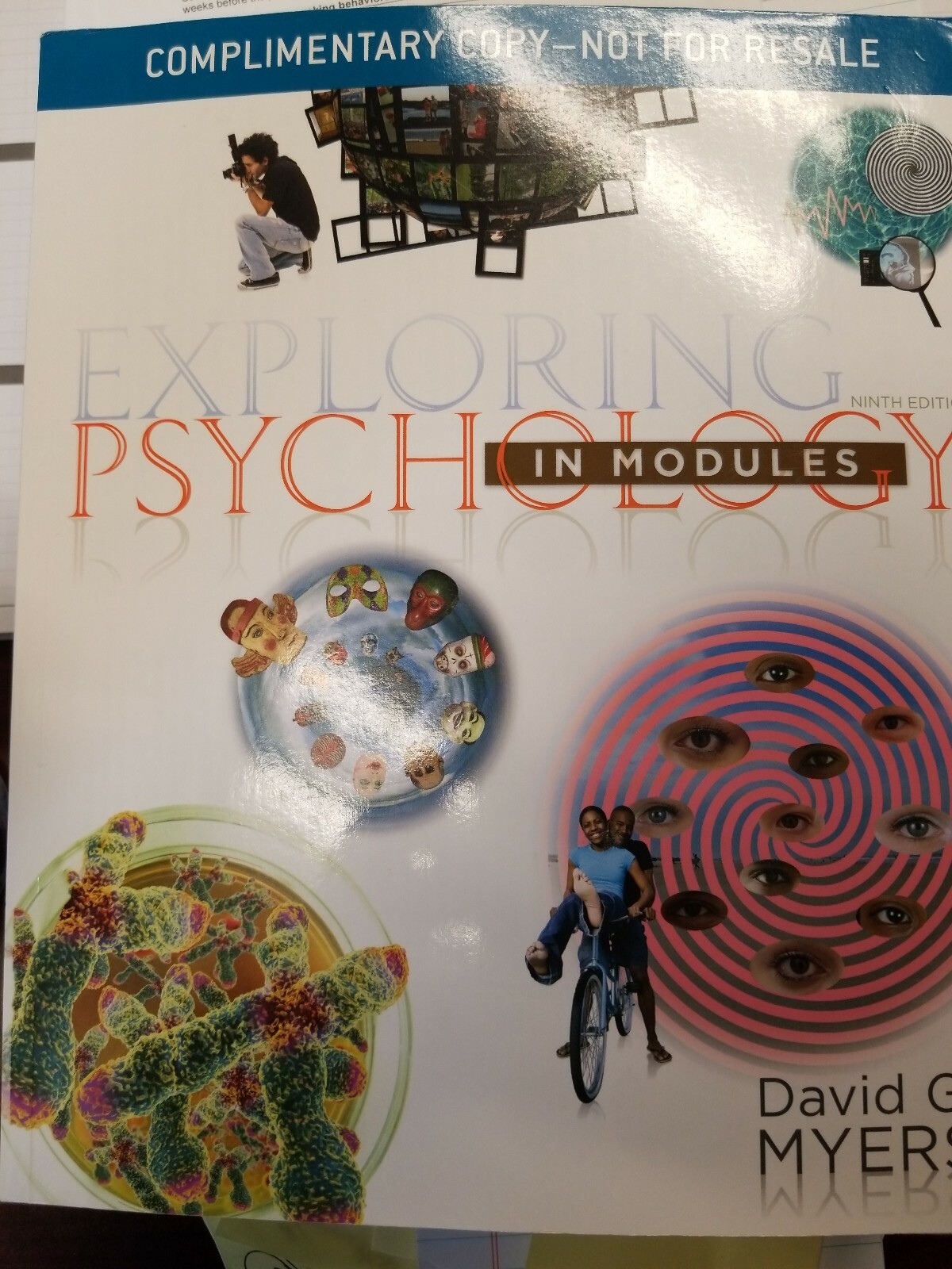 Exploring Psychology 9th Edition In Modules David G. Myers UNUSED FREE SHIPPING