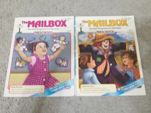 2 Back Issues! The Mailbox, Idea Magazine for Teachers PRESCHOOL 2001+2002