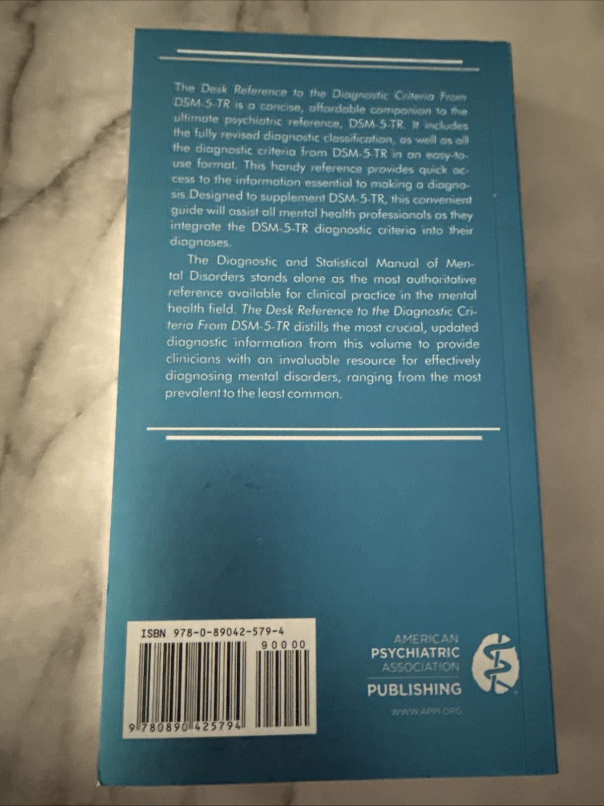 Desk Reference to the Diagnostic Criteria from DSM-5-TR by American Psych…(PB)