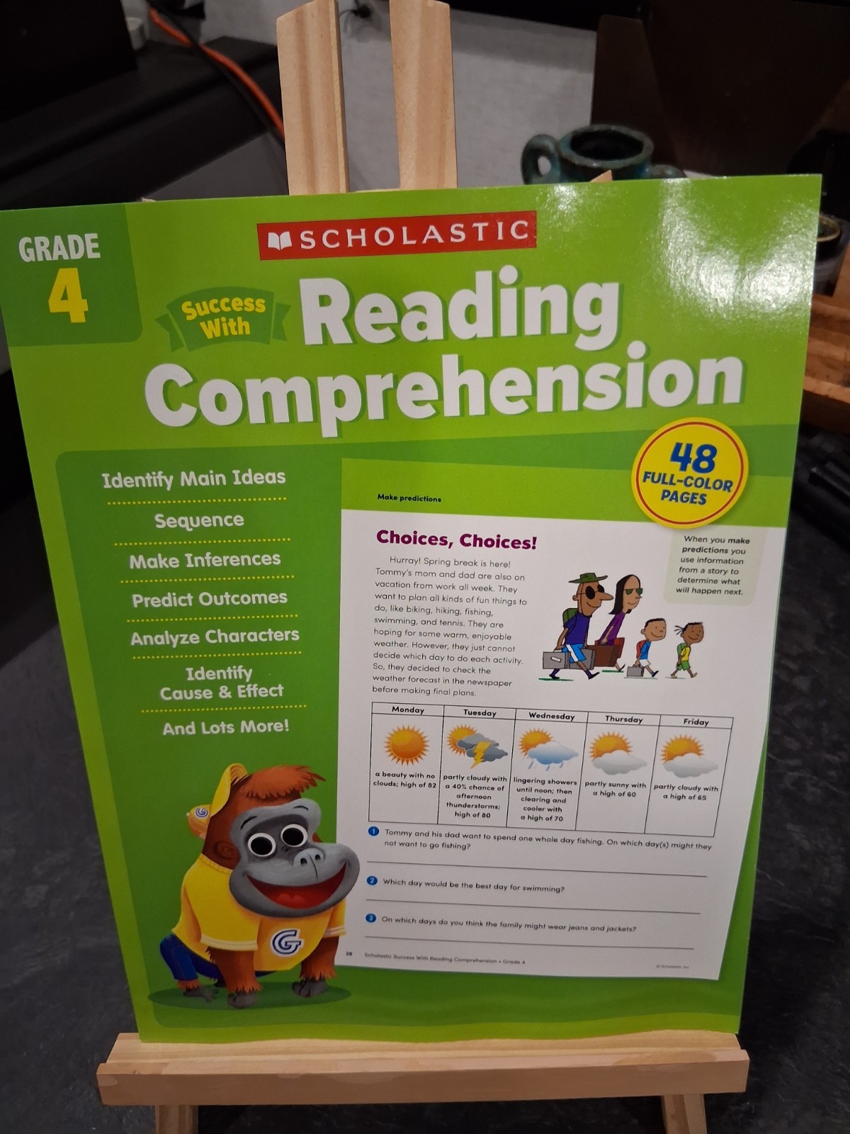 Success with Reading Comprehension Scholastics grade 4 Key skills