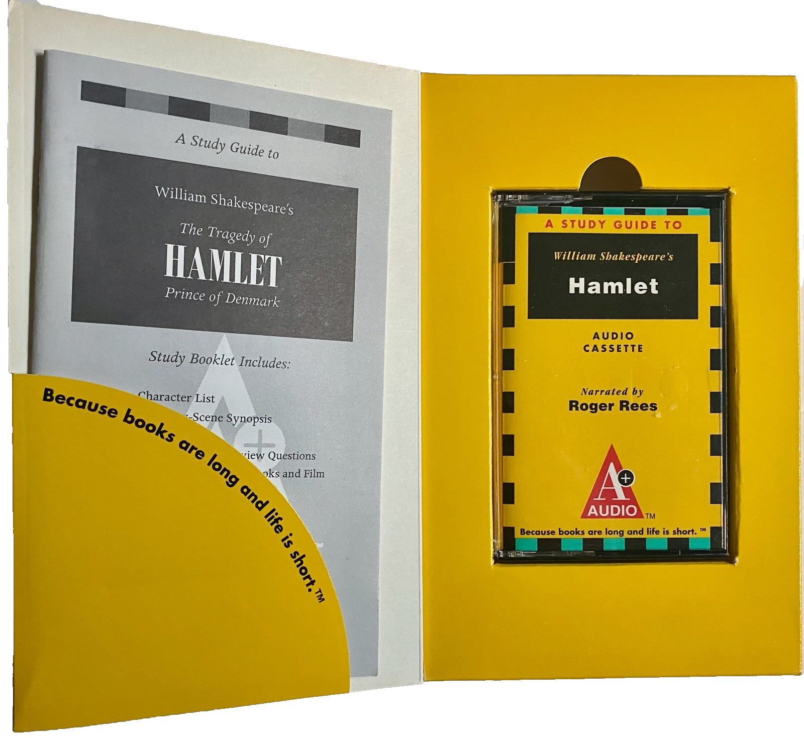 Macbeth & Hamlet Study Guides High School College Homeschool Cassettes Booklets