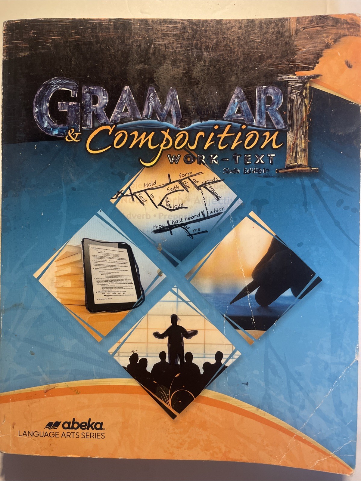 📚USED ABEKA 7th Grade GRAMMAR & COMPOSITION Work-Text I