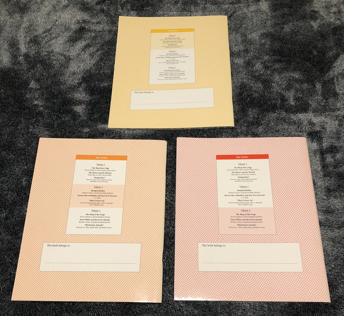 Junior Great Books Read-Aloud Program Sun Set, Volumes 1-3 (1, 2, 3) Home School