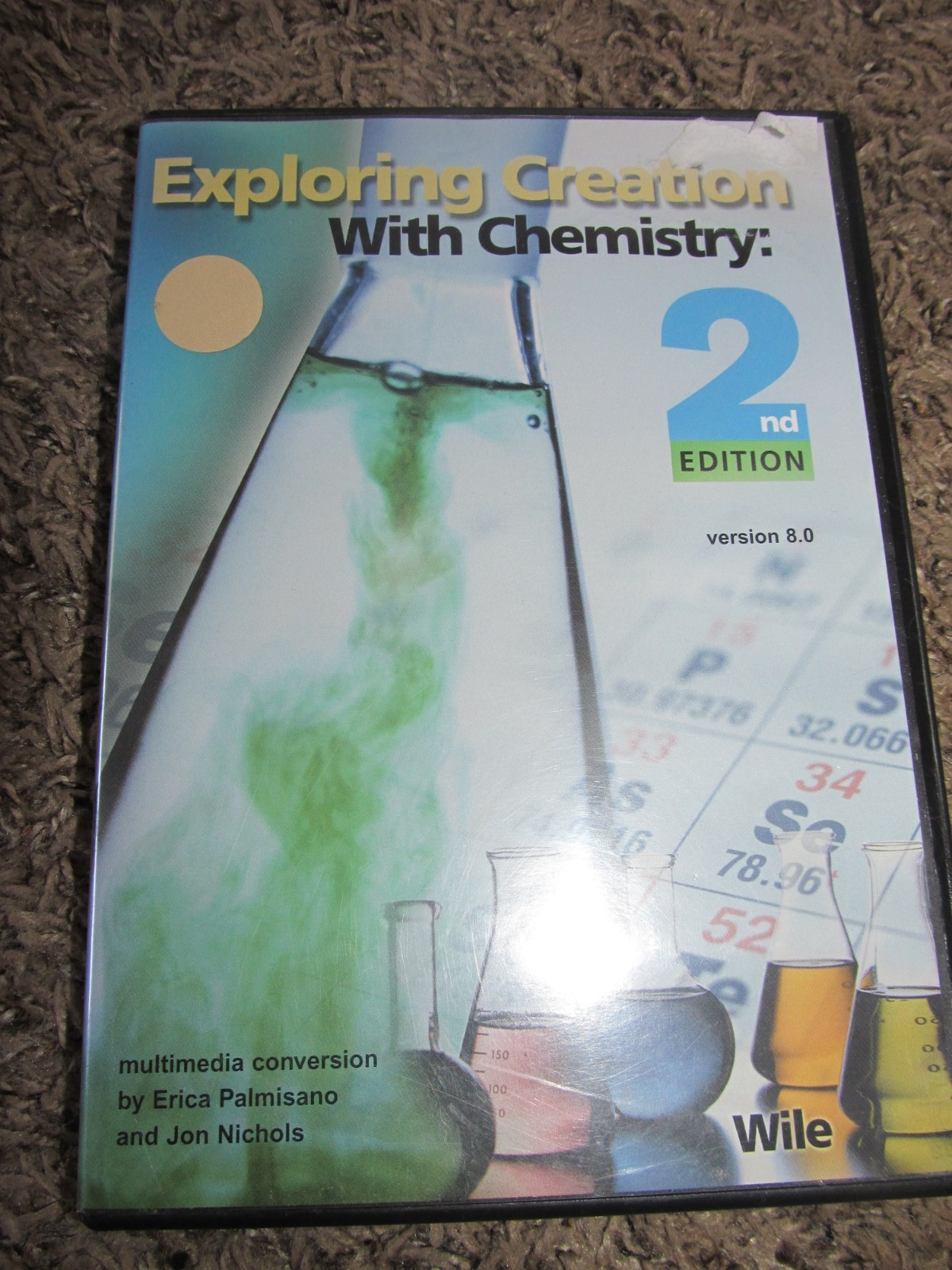 EXPLORING CREATION WITH CHEMISTRY Apologia Wile Version 8 CD-Rom 2nd Edition